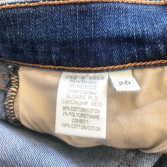 rag&bone skinny Sloane Plaid jeans - Picture 6 of 8